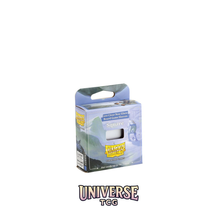 Arcane Tinmen DS - Board Games Sleeves Clear/Non-Glare: 70x70mm [Square] (100 Sleeves)