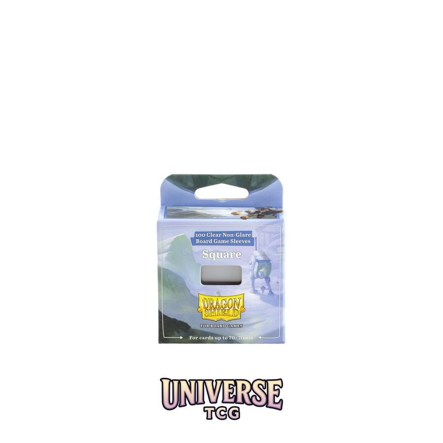 Arcane Tinmen DS - Board Games Sleeves Clear/Non-Glare: 70x70mm [Square] (100 Sleeves)