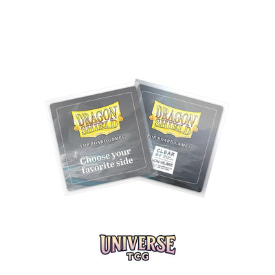 Arcane Tinmen DS - Board Games Sleeves Clear/Non-Glare: 70x70mm [Square] (100 Sleeves)