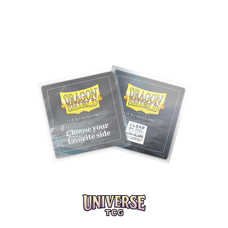 Arcane Tinmen DS - Board Games Sleeves Clear/Non-Glare: 70x70mm [Square] (100 Sleeves)