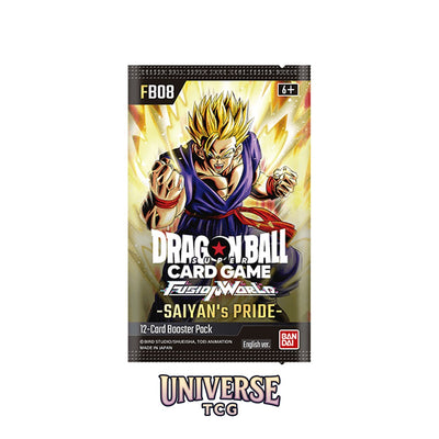 Dragon Ball Fusion World FB08 Booster Pack Saiyan's Pride - English