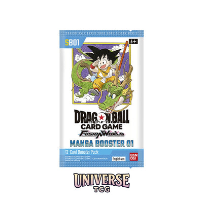 Dragon Ball Fusion World SB01 Booster Pack Manga Booster 01 - English