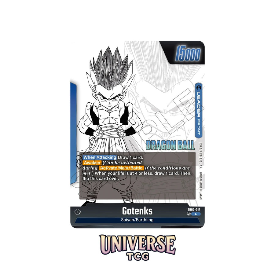 Dragon Ball Fusion World SB02 Booster Pack Manga Booster 02 - English