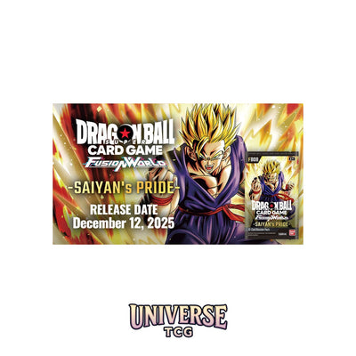 Dragon Ball Fusion World FB08 Booster Pack Saiyan's Pride - English