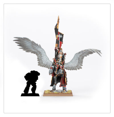 Battle Standard Bearer on Royal Pegasus – Kingdom of Bretonnia