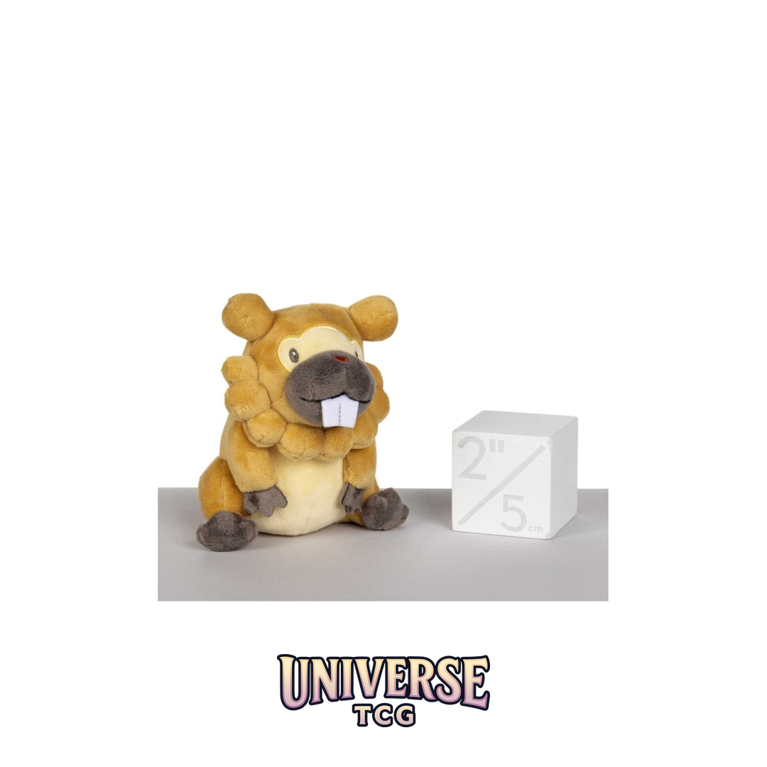 Bidoof Sitting Cuties Plush - 12.75 cm