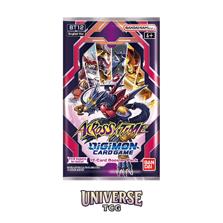 Digimon Card Game BT12 Booster Pack Across Time - English