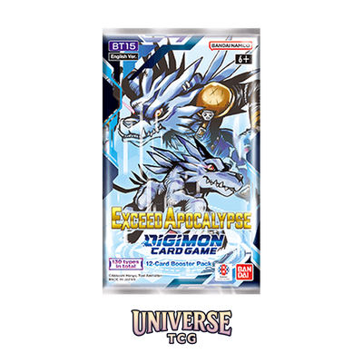 Digimon Card Game BT15 Booster Pack Exceed Apocalypse - English