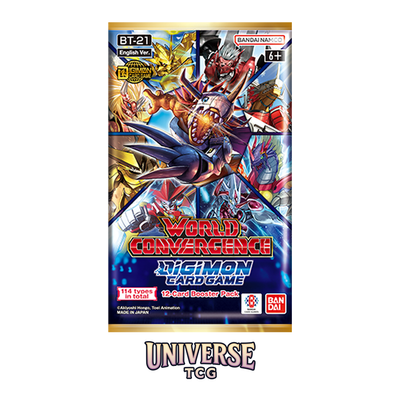 Digimon Card Game BT21 Booster Pack World Convergence - English
