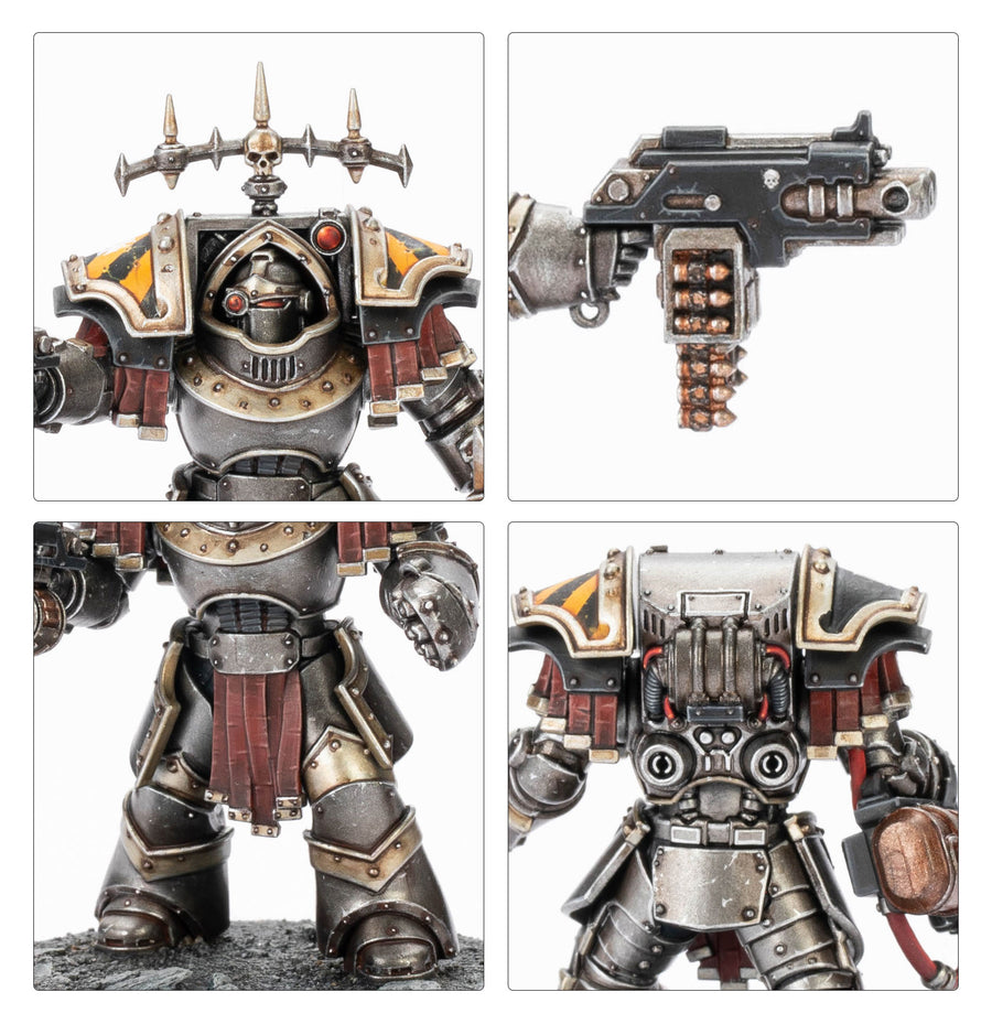 Cataphractii Terminators con Combi-bolters y Power Fists
