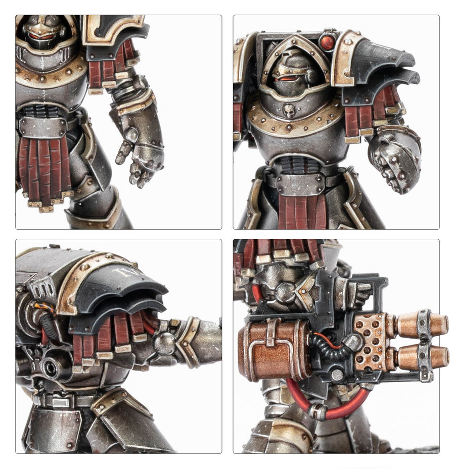 Cataphractii Terminators con Combi-bolters y Power Fists