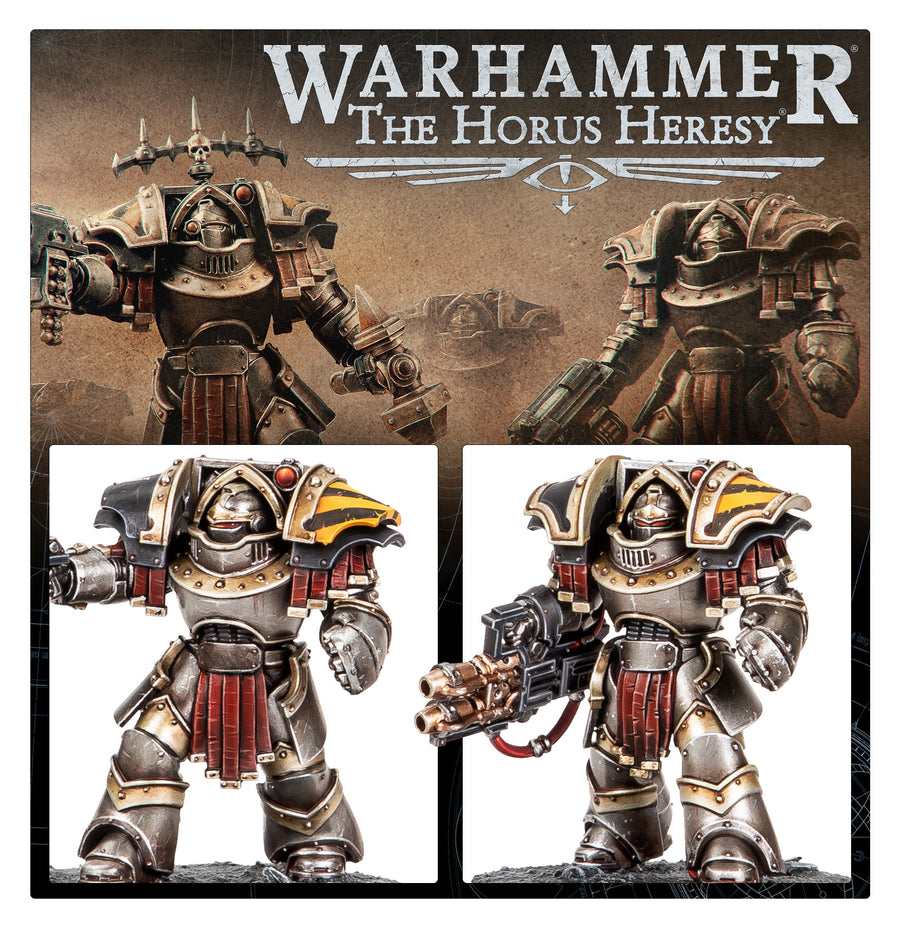 Cataphractii Terminators con Combi-bolters y Power Fists