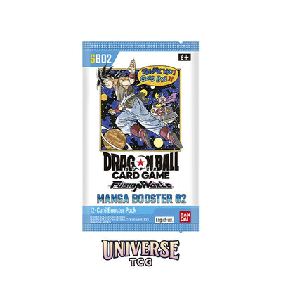 Dragon Ball Fusion World SB02 Booster Pack Manga Booster 02 - English