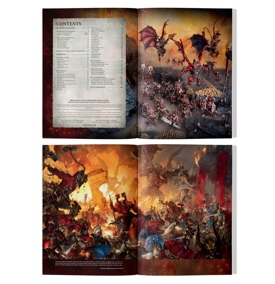 Chaos Battletome: Blades of Khorne (Inglés)