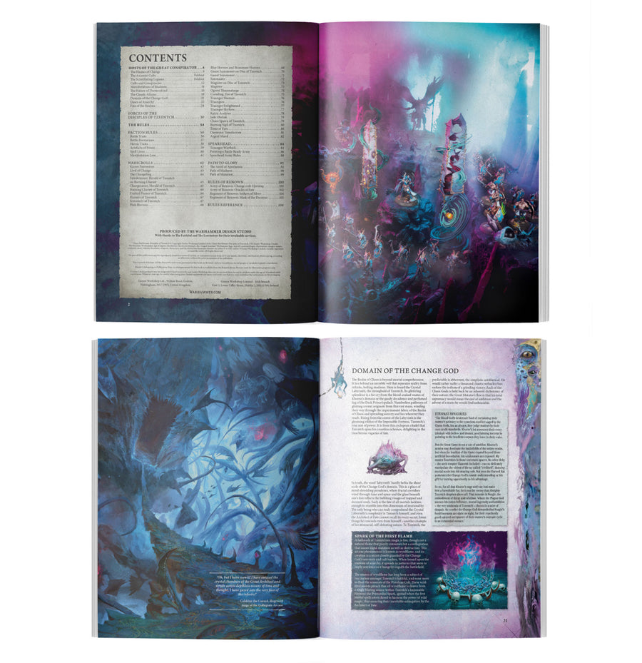 Tomo de batalla Caos: Disciples of Tzeentch