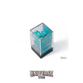 Chessex: Translucent Teal/white Polyhedral 7-Dice Set