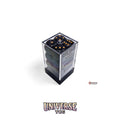 Chessex: Opaque Black/gold 16mm d6 Dice Block (12 dice)
