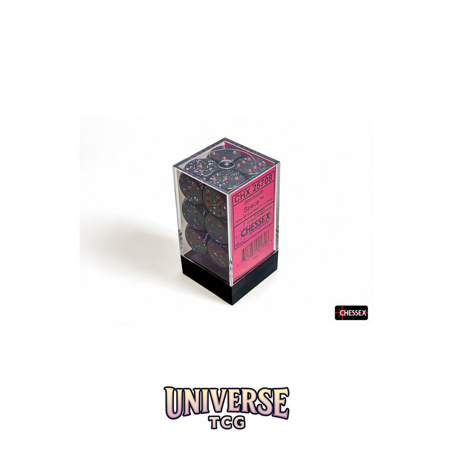 Chessex: Speckled Space 16mm d6 Dice Block (12 dice)