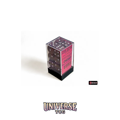 Chessex: Speckled Silver Volcano 16mm d6 Dice Block (12 dice)