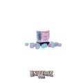 Chessex: Gemini Gel Green-Pink/blue Luminary 12mm d6 Dice Block (36 dice)