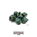 Chessex: Scarab Jade/gold Polyhedral 7-Dice Set