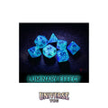 Chessex: Borealis Light Green/gold Luminary Polyhedral 7-Dice Set