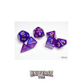 Chessex: Borealis Royal Purple/gold Luminary Polyhedral 7-Dice Set