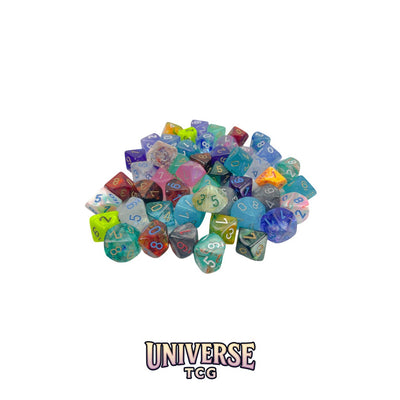 Chessex: Bag of 50 Assorted Loose Signature Polyhedral d10 Dice