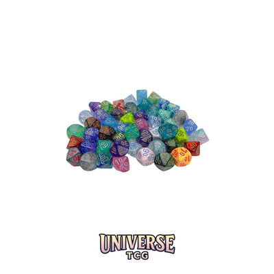 Chessex: Bag of 50 Assorted Loose Signature Polyhedral Tens d10 Dice