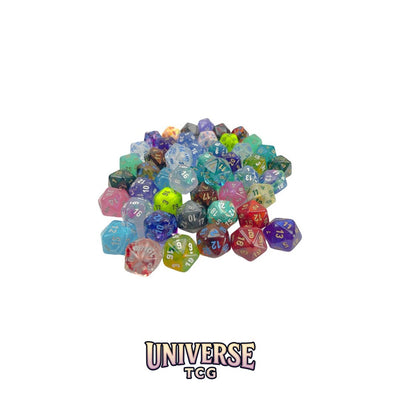 Chessex: Bag of 50 Assorted Loose Signature Polyhedral d20 Dice