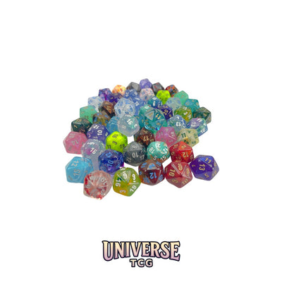 Chessex: Bag of 50 Assorted Loose Signature Polyhedral d20 Dice
