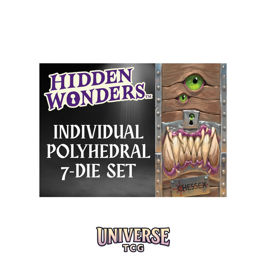 Chessex - Hidden Wonders™ Assorted 7-Die Polyhedral Set