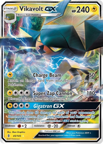 Vikavolt GX - Guardians Rising (Ultra Rare) [GRI-45]