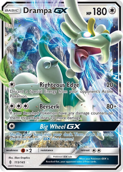Drampa GX - Guardians Rising (Ultra Rare) [GRI-115]