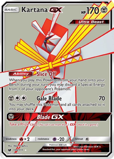 Kartana GX - Crimson Invasion (Ultra Rare) [CIN-106]