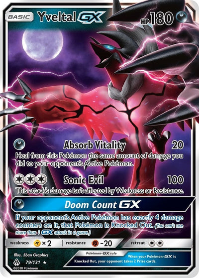 Yveltal GX - Forbidden Light (Ultra Rare) [FLI-79]