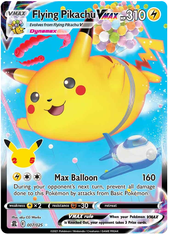 Flying Pikachu VMAX - Celebrations (Ultra Rare) [CEL-007]