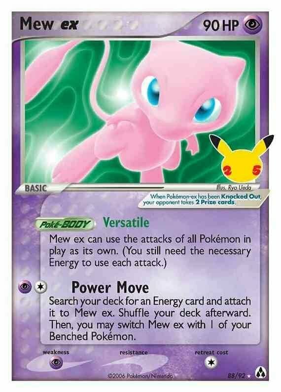Mew ex - Celebrations (Ultra Rare) [CEL-LM 88]