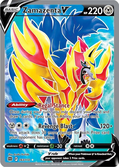 Zamazenta V - Brilliant Stars (Ultra Rare) [BRS-163]