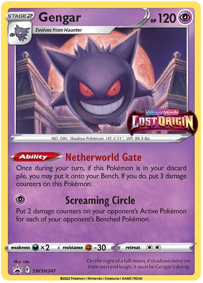 Gengar - SWSH Black Star Promos (Promo) [SWSH-241]