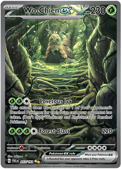 Wo-Chien ex - Paldea Evolved (Special Illustration Rare) [PAL-257]