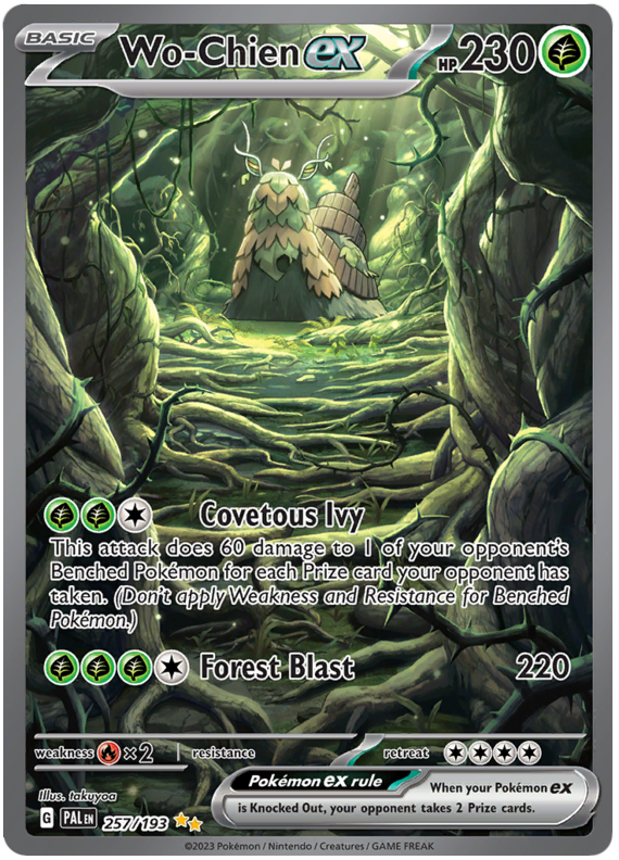 Wo-Chien ex - Paldea Evolved (Special Illustration Rare) [PAL-257]