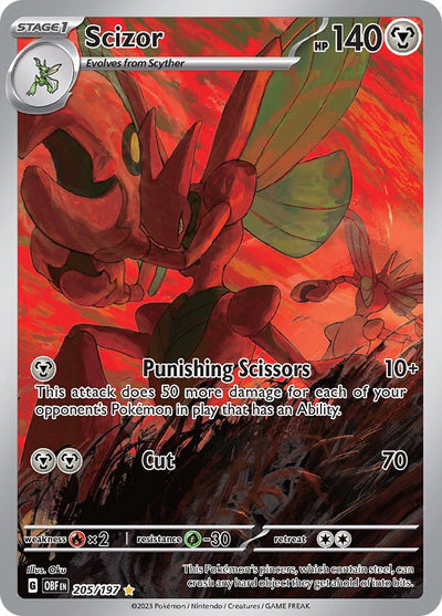 Scizor - Obsidian Flames (Illustration Rare) [OBF-205]