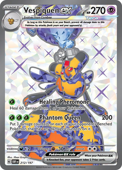 Vespiquen ex - Obsidian Flames (Ultra Rare) [OBF-212]