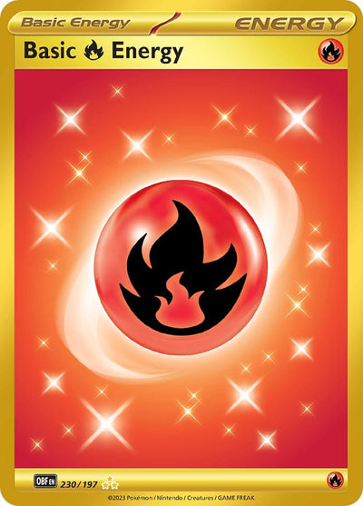 Fire Energy - Obsidian Flames (Secret Rare) [OBF-230]