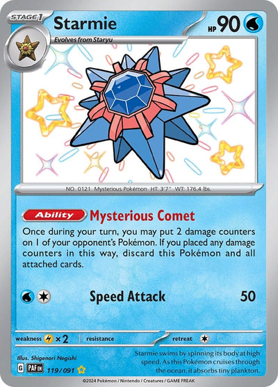 Starmie - Paldean Fates (Shiny Rare) [PAF-119]