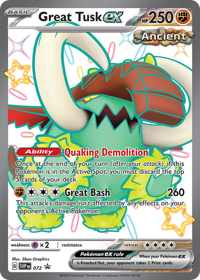 Great Tusk ex - SV Black Star Promos (Promo) [SVP-072]