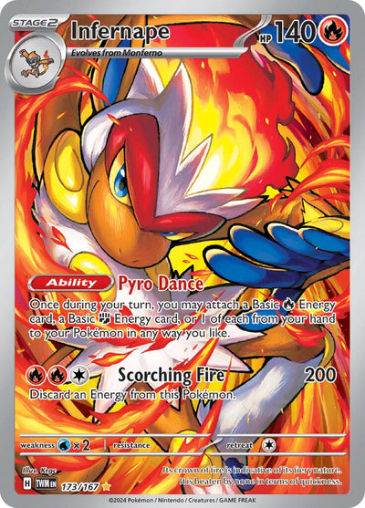 Infernape - Twilight Masquerade (Illustration Rare) [TWM-173]