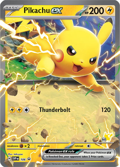 Pikachu ex - SV Black Star Promos (Promo) [SVP-106]