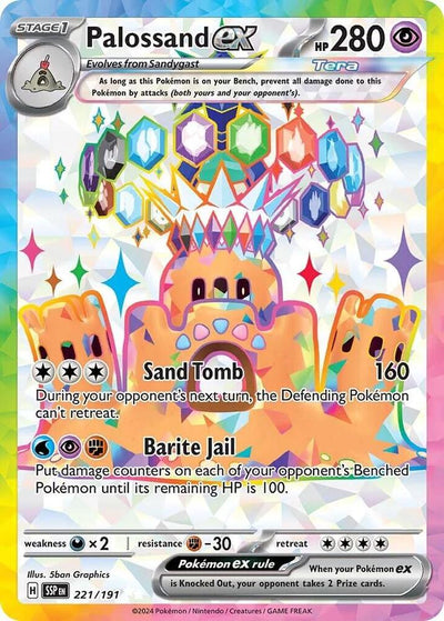 Palossand ex - Surging Sparks (Ultra Rare) [SSP-221]